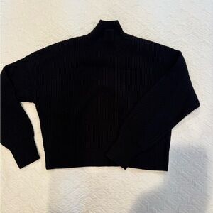 J. Crew Black Turtleneck Sweater